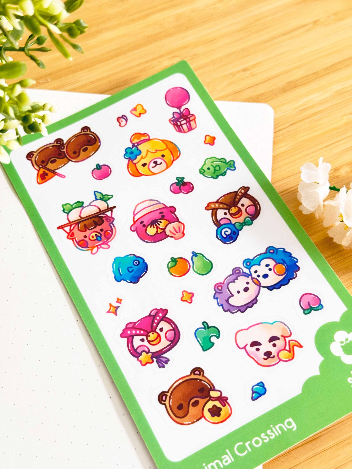 Animal Crossing Sticker Sheet