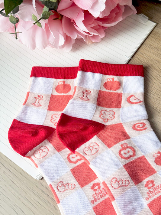 Apple Muncher Low Cut Socks