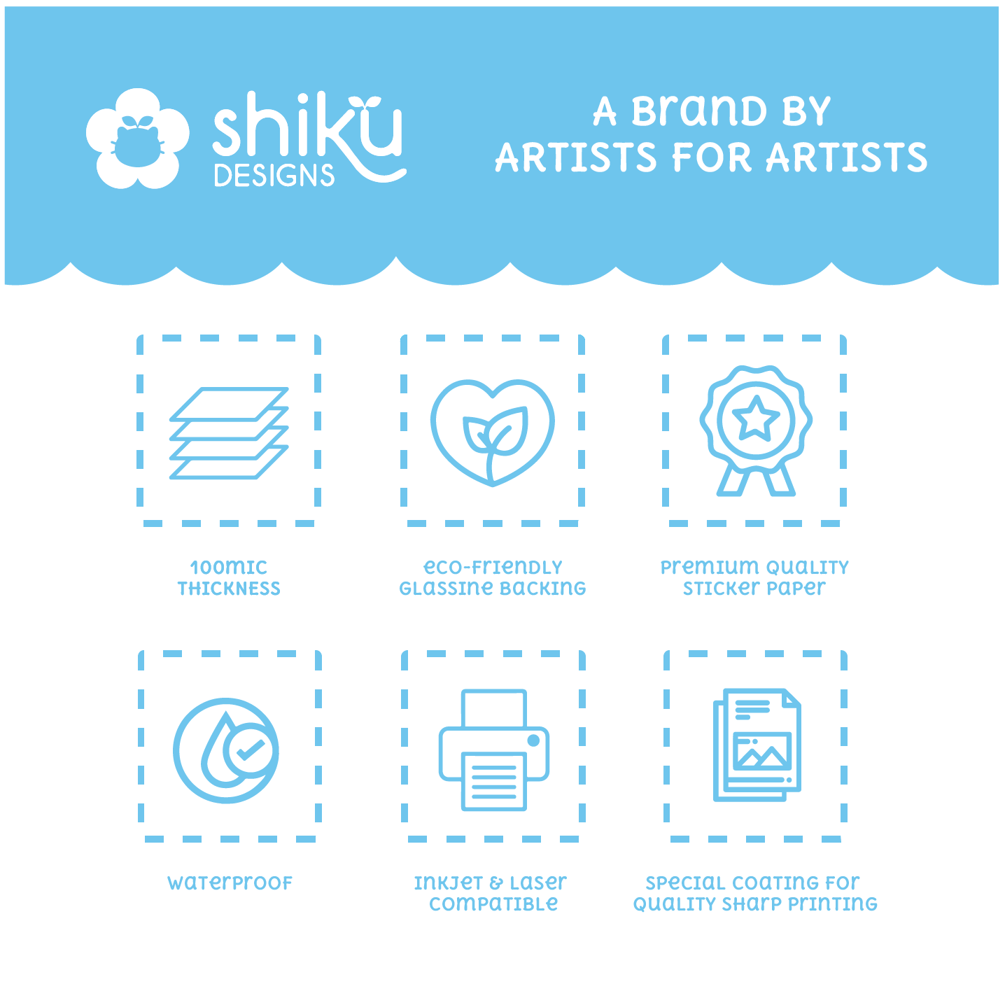 Printable Premium Matte Vinyl Sticker Paper
