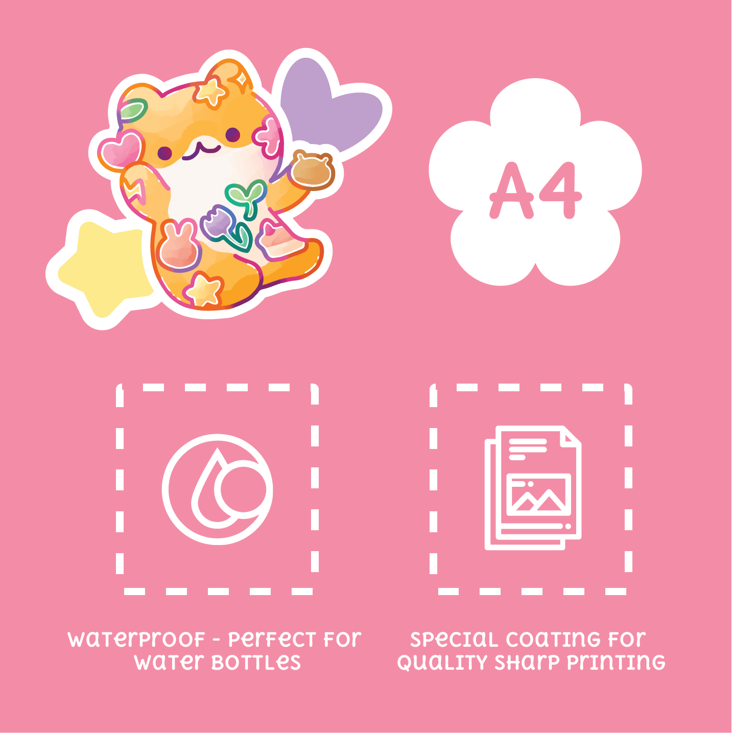 Printable Premium Gloss Vinyl Sticker Paper
