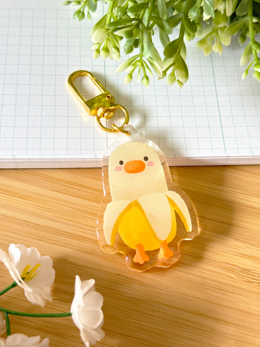 Banana Duck Keychain
