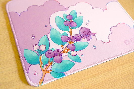 Blueberry Jellyfish Mouse Pad