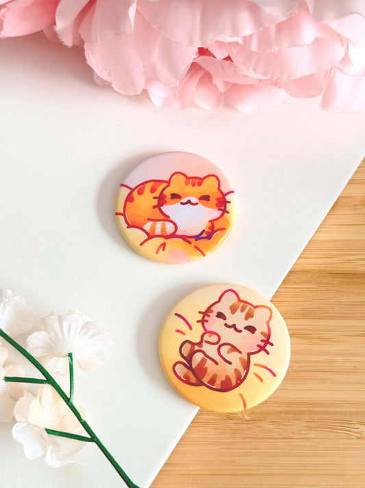 Cat Button Magnet Set