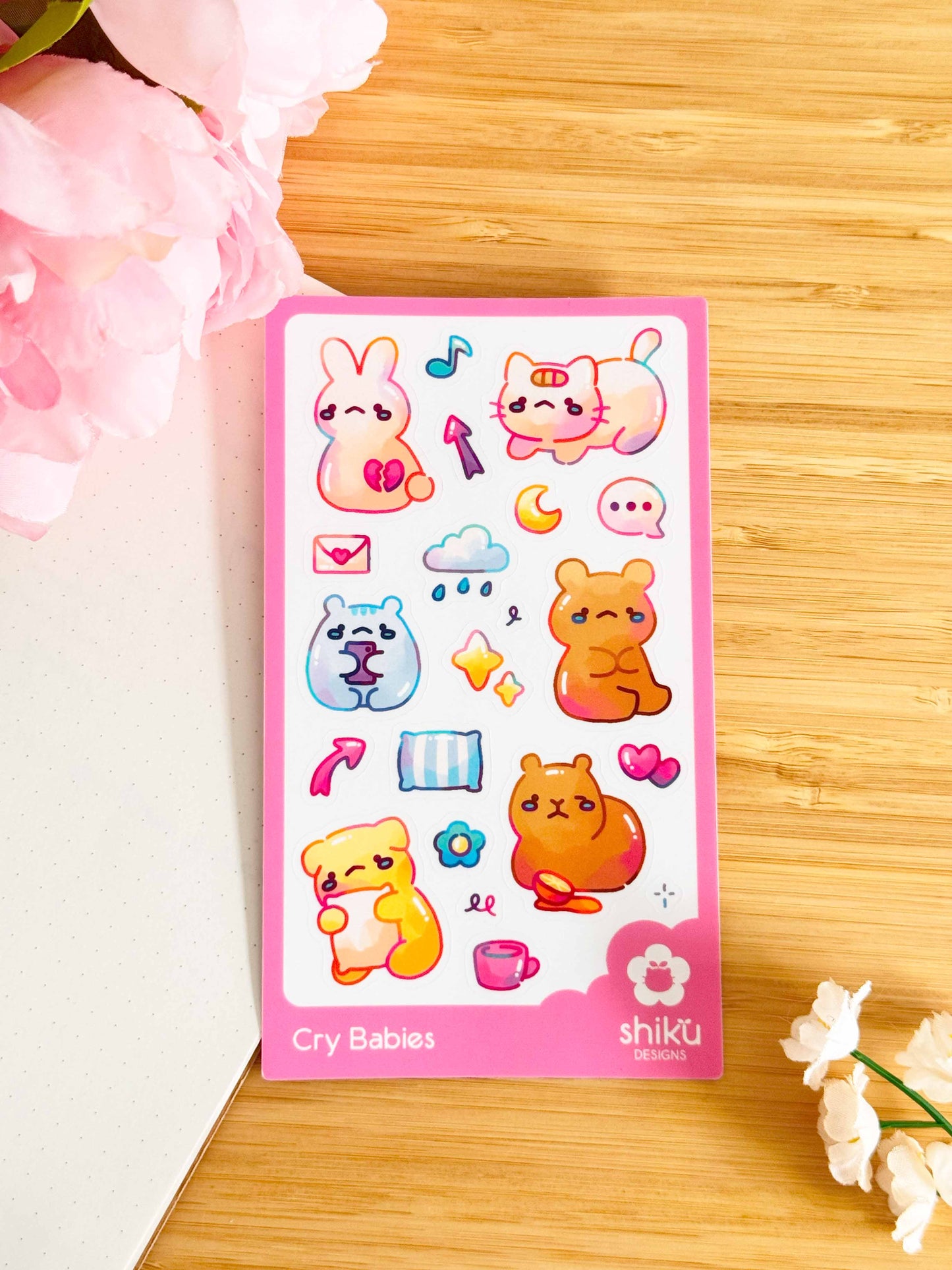 Cry Babies Sticker Sheet