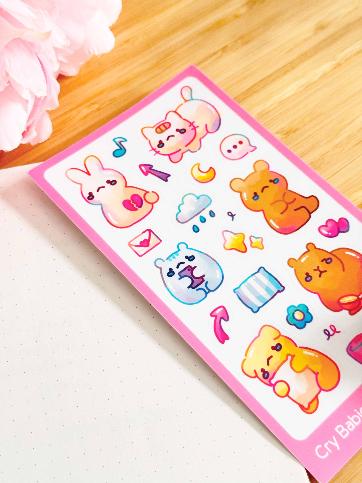 Cry Babies Sticker Sheet