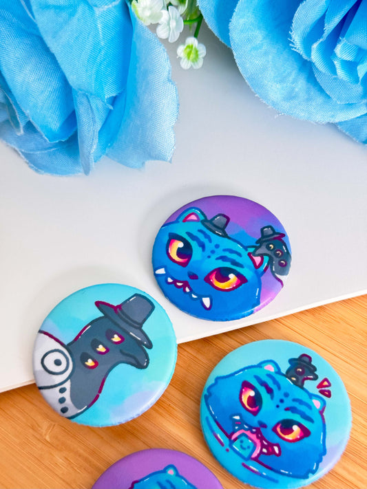 Derpy and Sussie Button Magnet Set