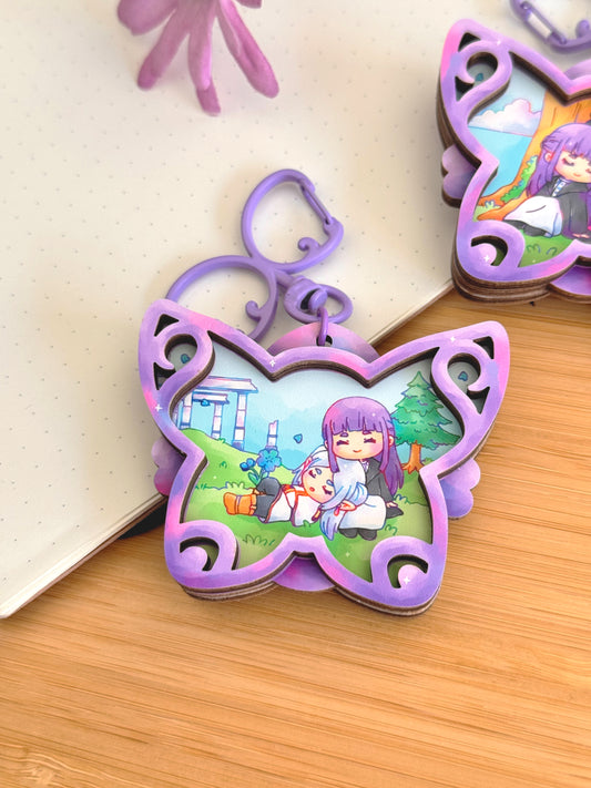 Fern Wooden Keychain