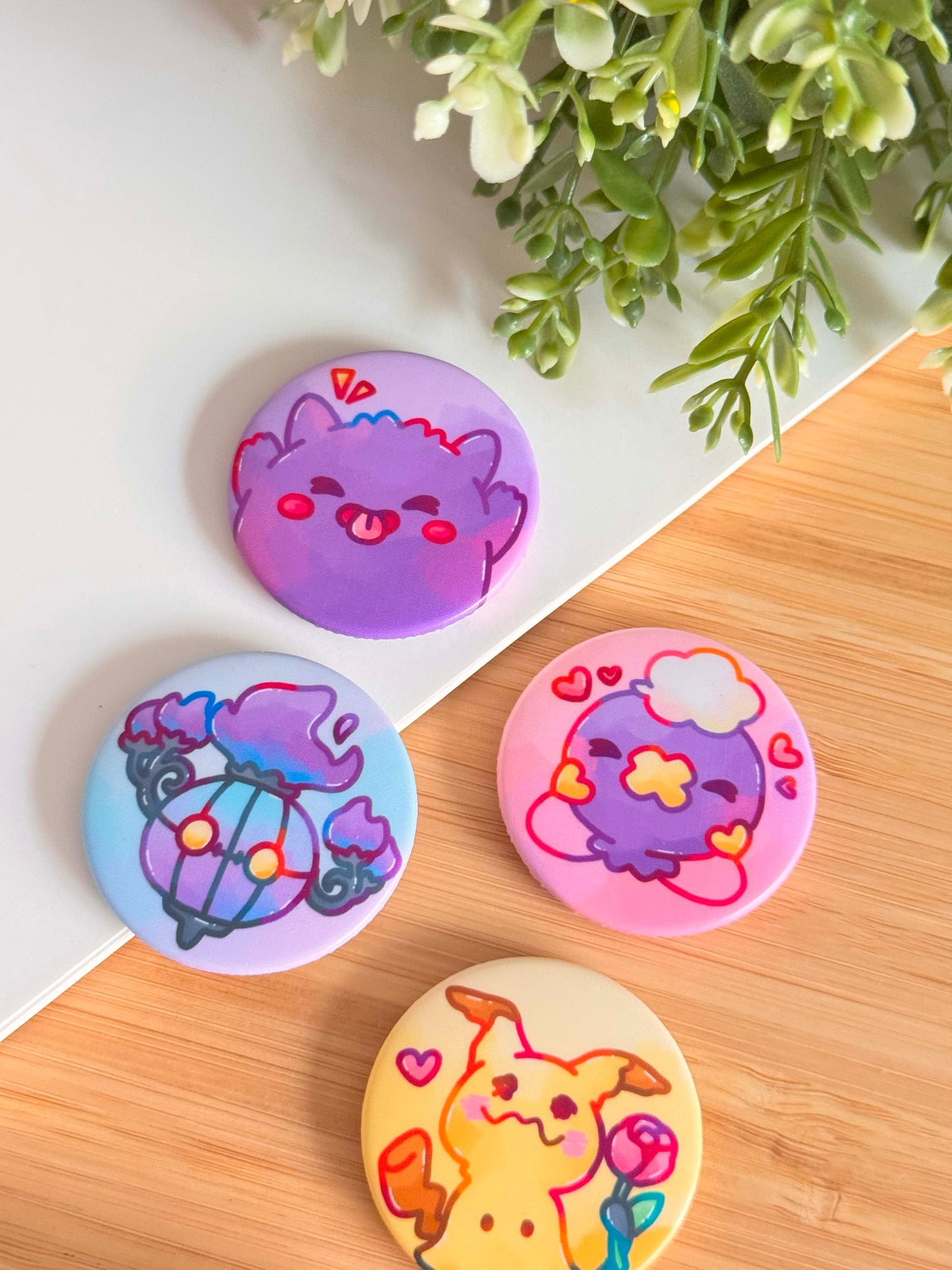 Ghost Pals Button Magnet Set