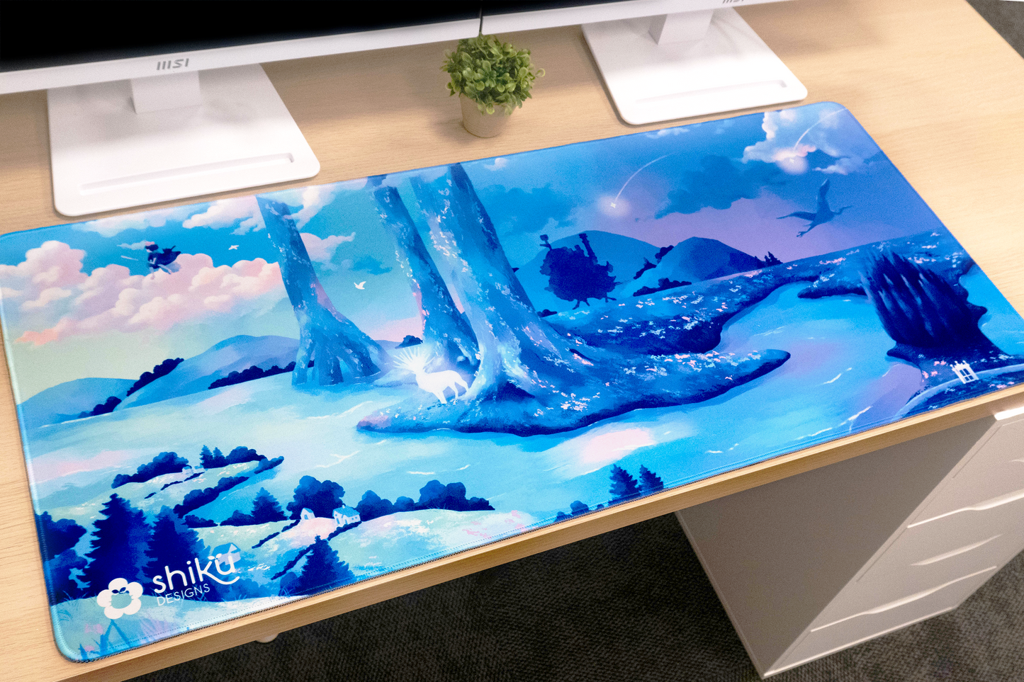 Ghibli Over the Decades XXL Deskmat