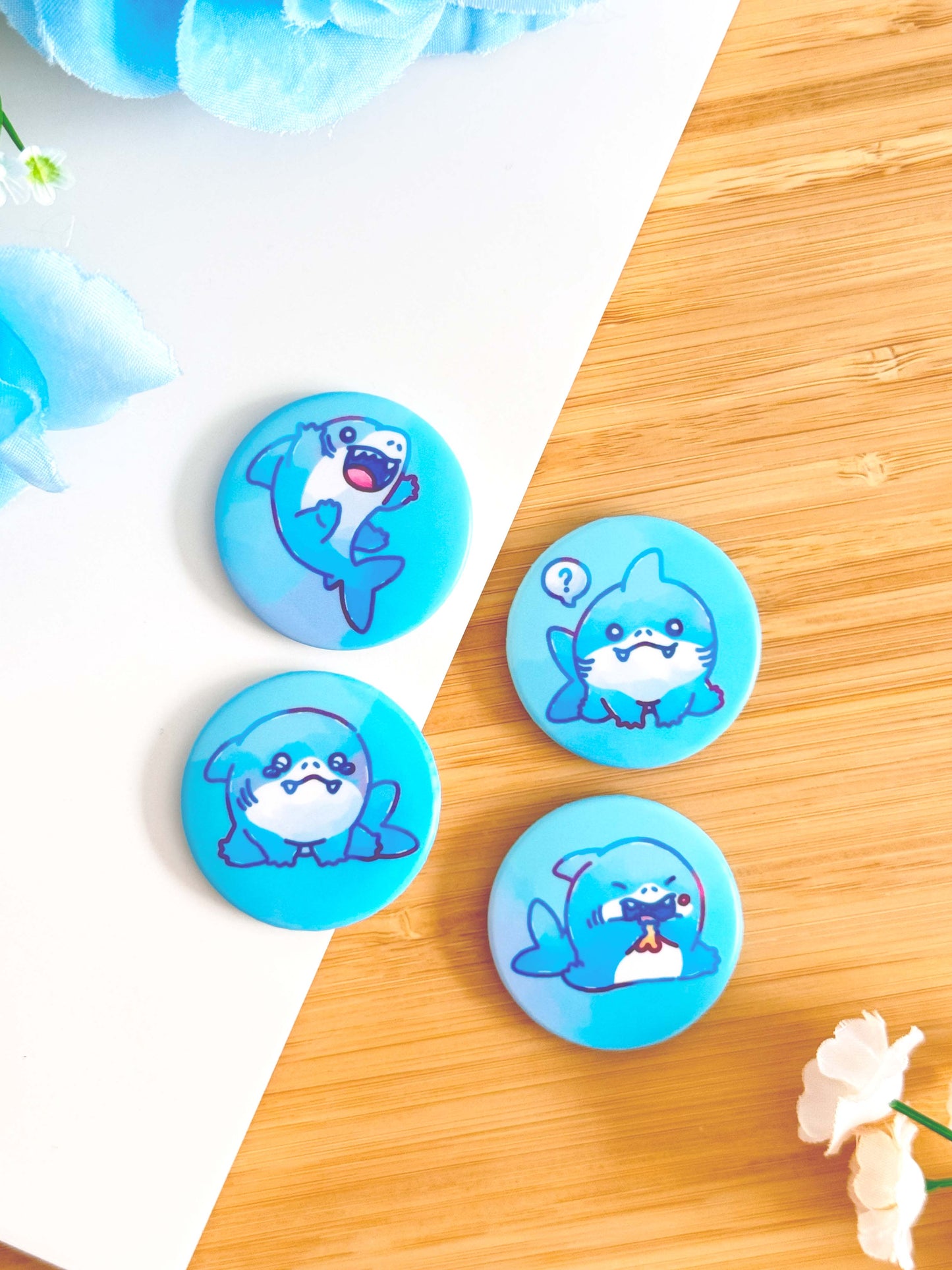 My Name is Jeff Button Magnet Set