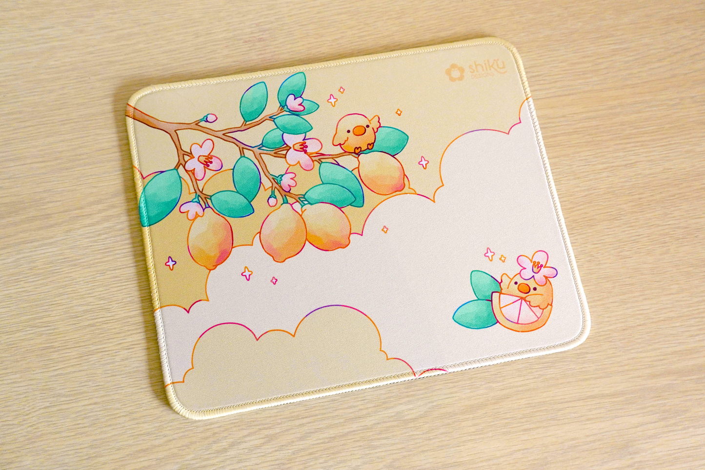 Lemon Bird Mouse Pad