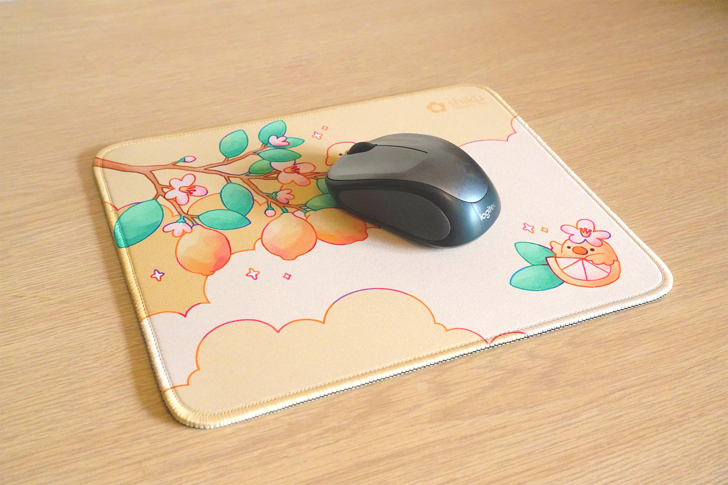 Lemon Bird Mouse Pad