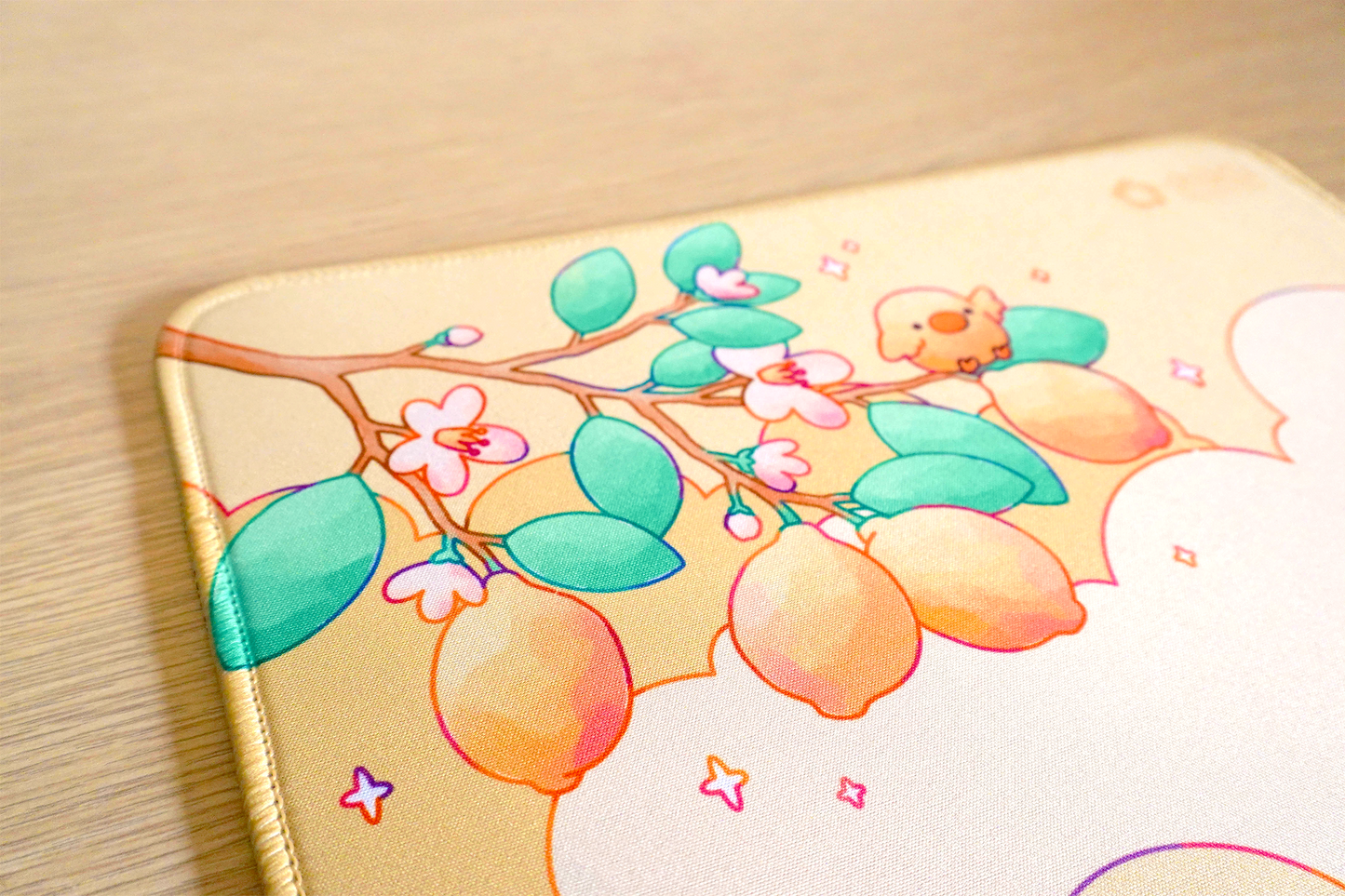 Lemon Bird Mouse Pad