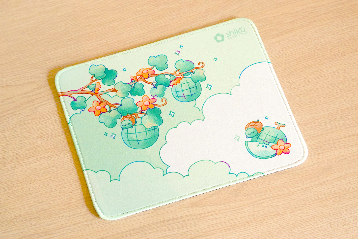 Melon Turtle Mouse Pad