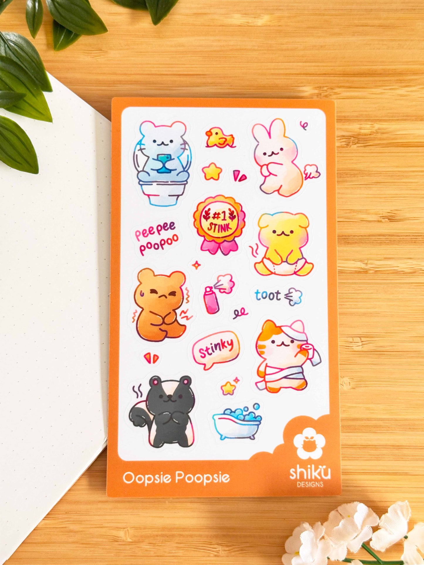 Oopsie Poopsie Sticker Sheet