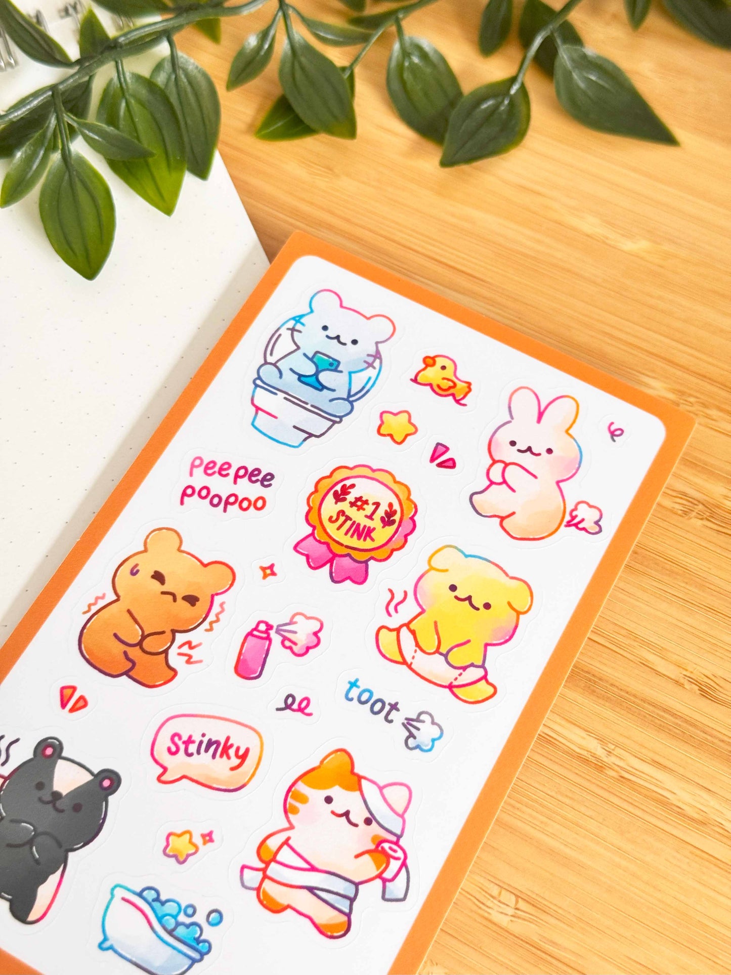 Oopsie Poopsie Sticker Sheet