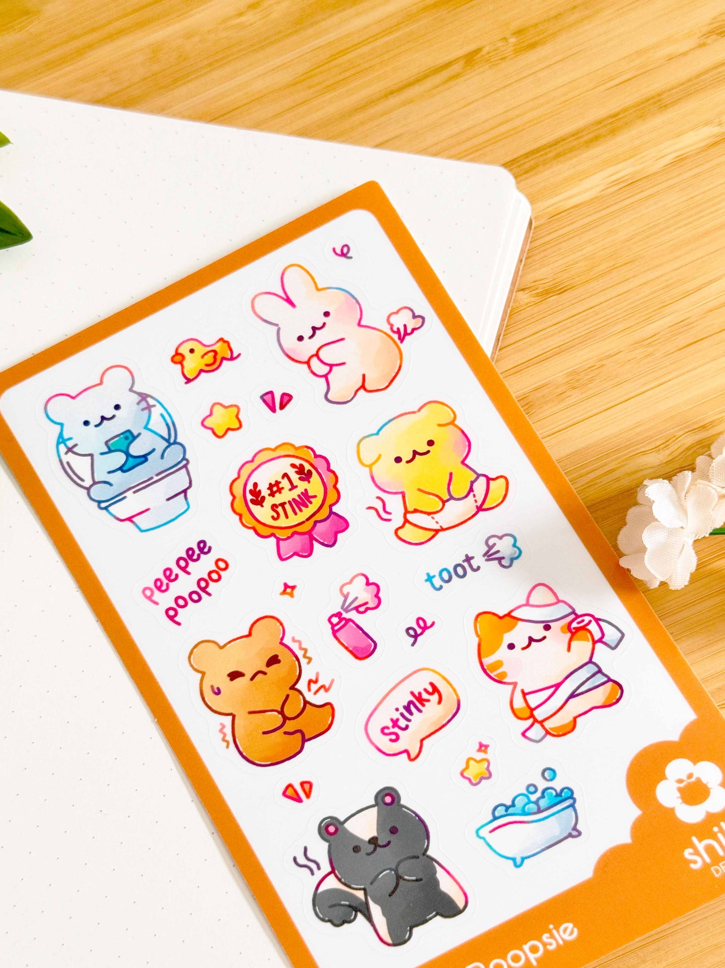 Oopsie Poopsie Sticker Sheet