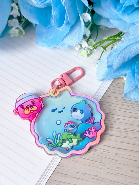 Pascal's Fishie Pals Shaker Keychain