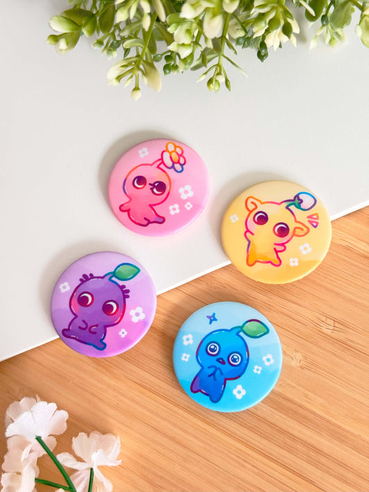 Pikmin Button Magnet Set