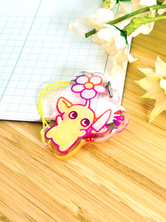 Yellow Pikmin Keychain