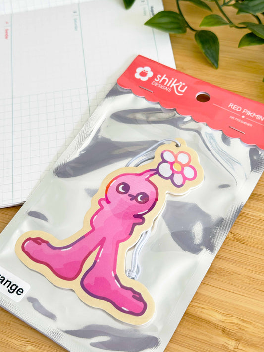 Red Pikmin Air Freshener