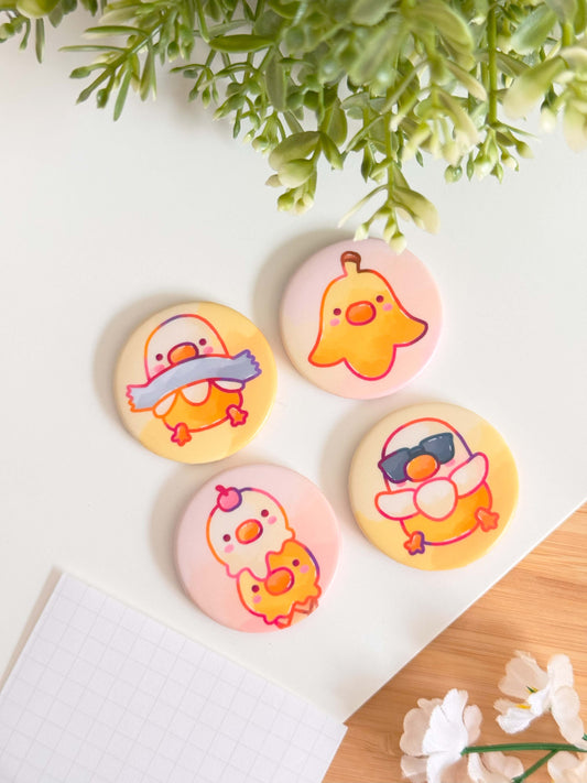 Quackson Button Magnet Set