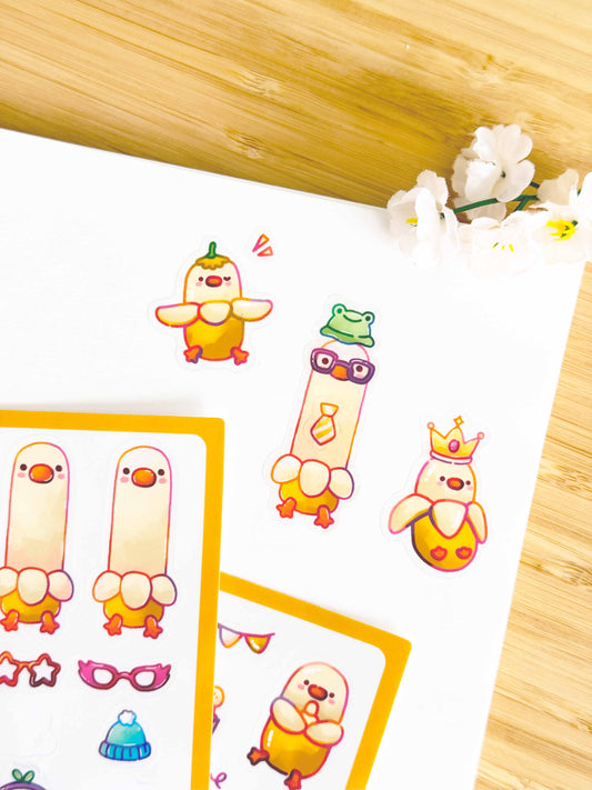 Quackson Sticker Sheet