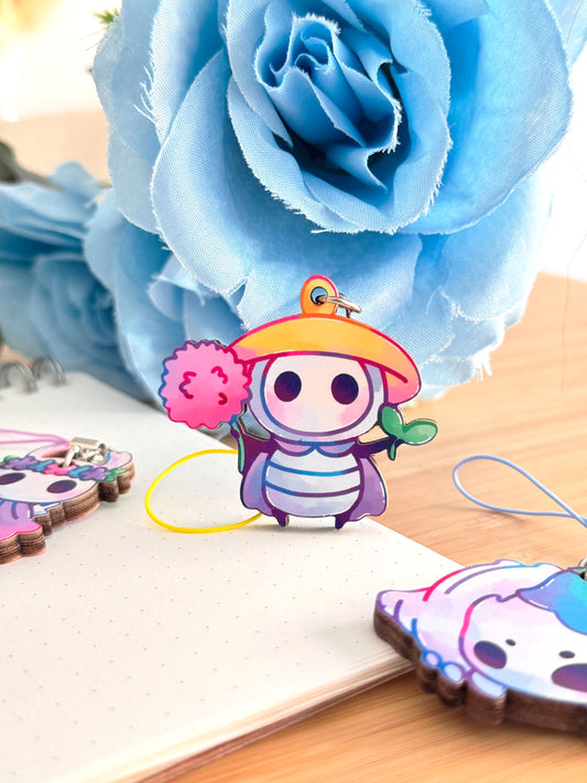 Silksong Gacha Wooden Charms