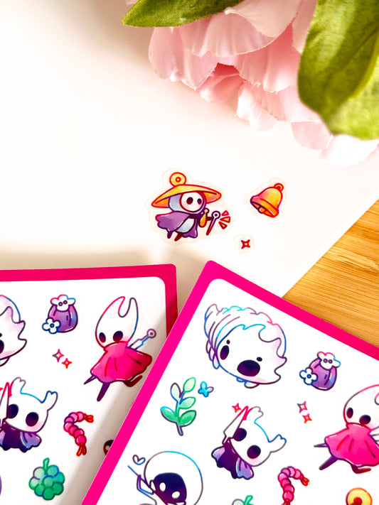 Silksong Sticker Sheet