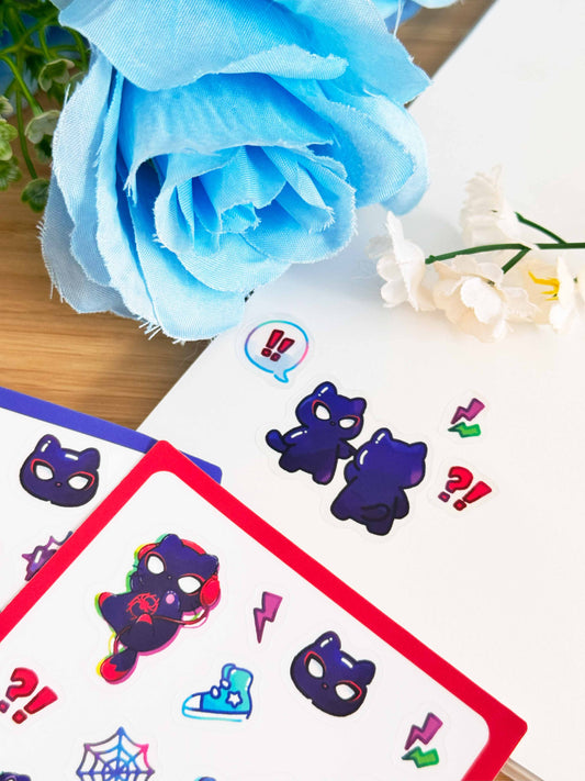 Spidercats Sticker Sheet
