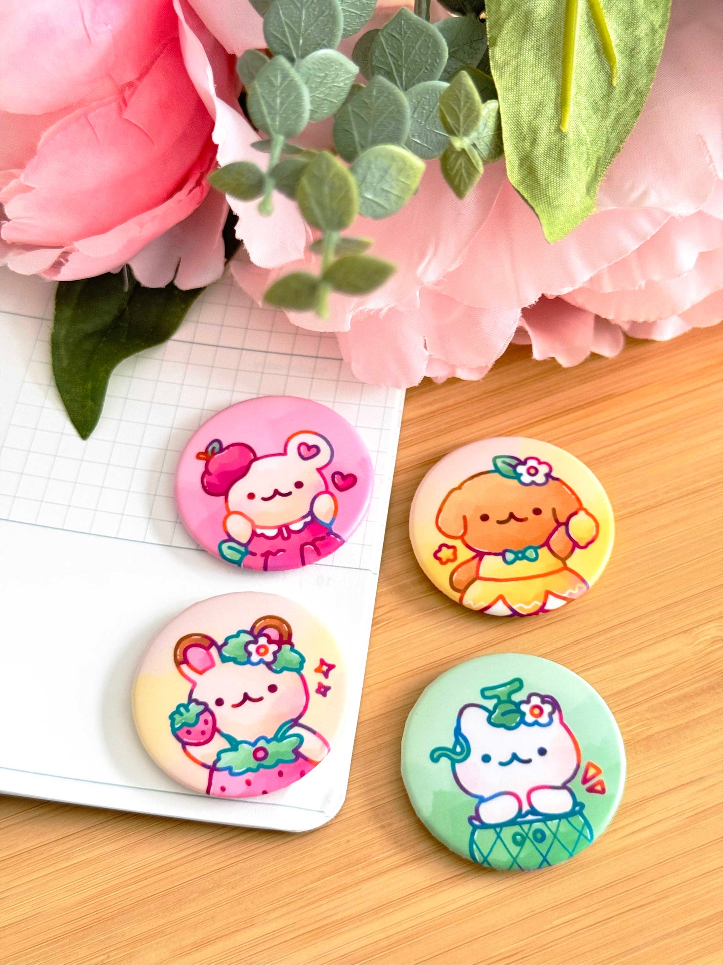 Sylvanians Button Magnet Set
