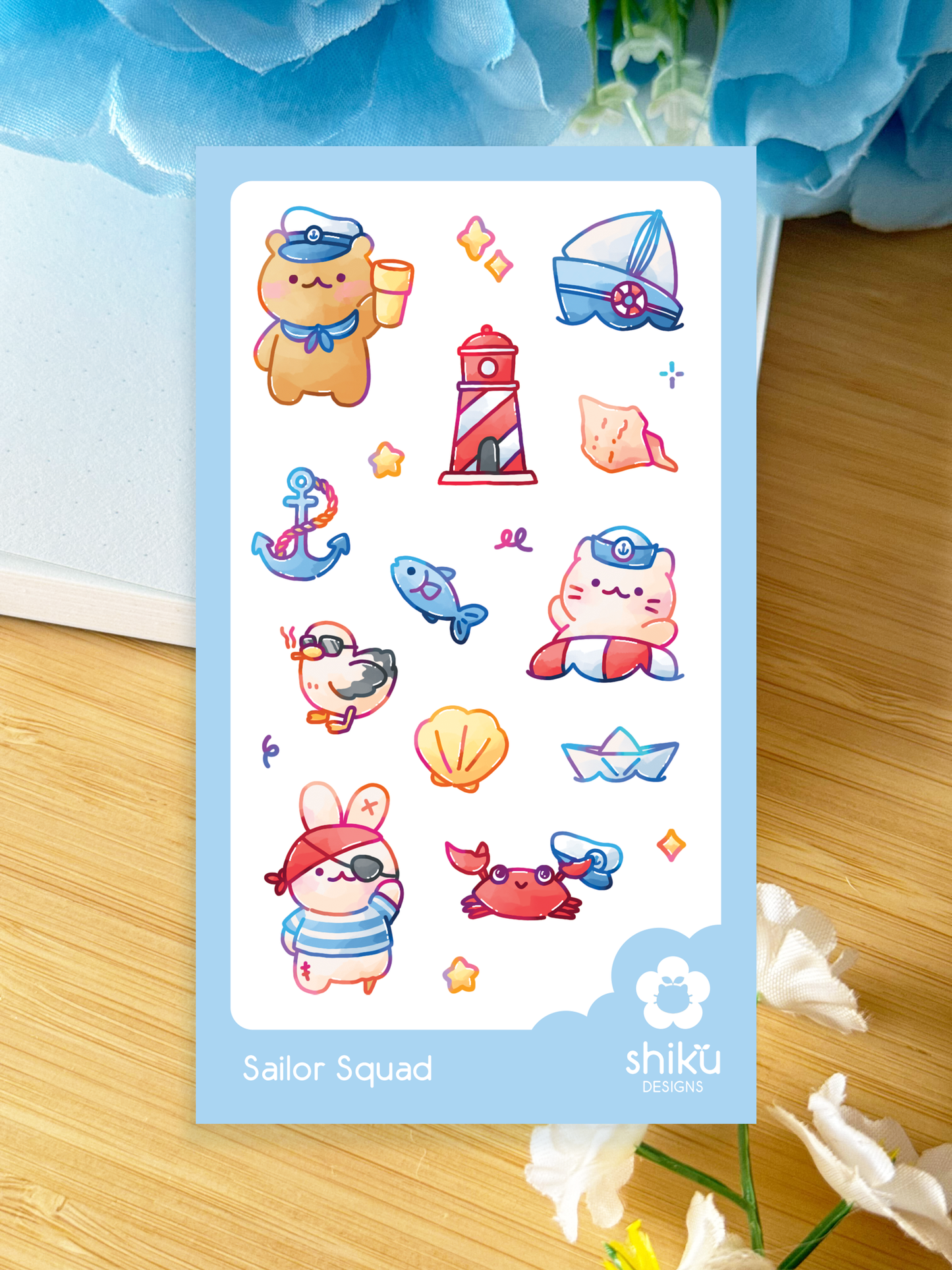 Sailor Squad Sticker Sheet