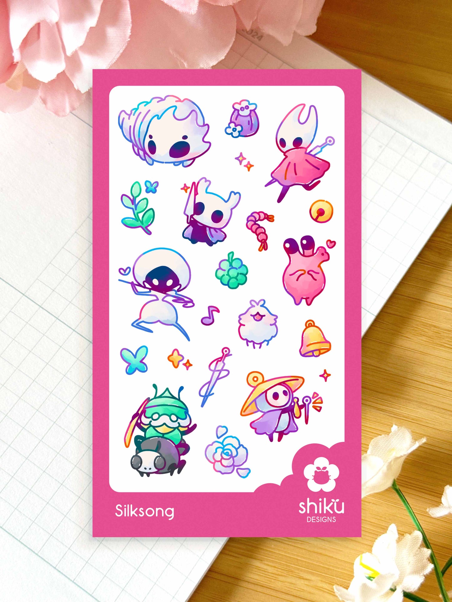 Silksong Sticker Sheet