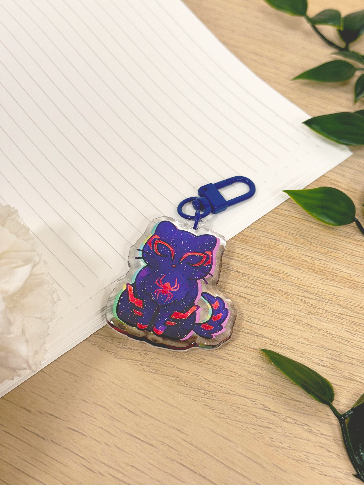 Spidercat Miguel Keychain