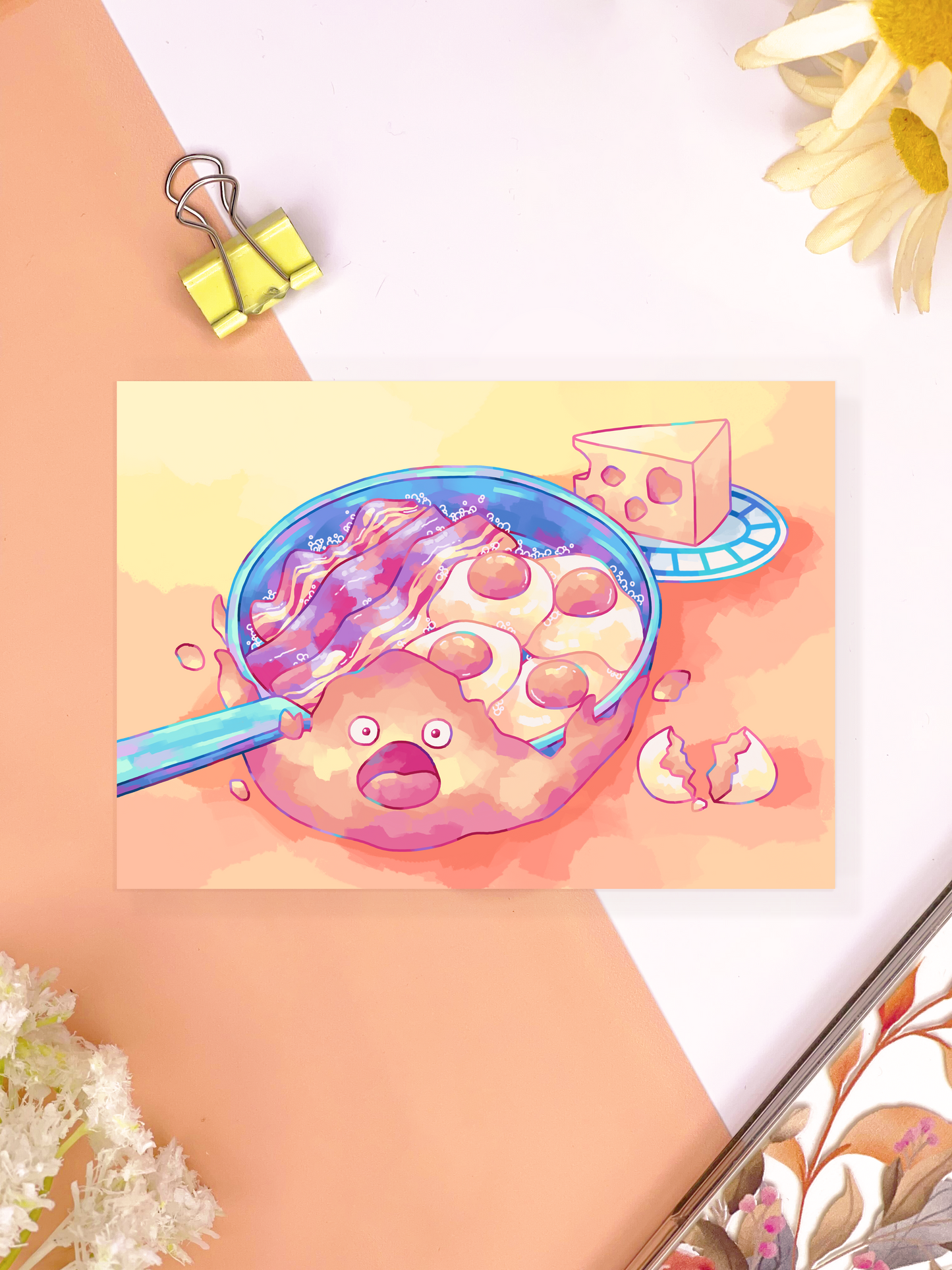 Calcifer's Breakfast Print