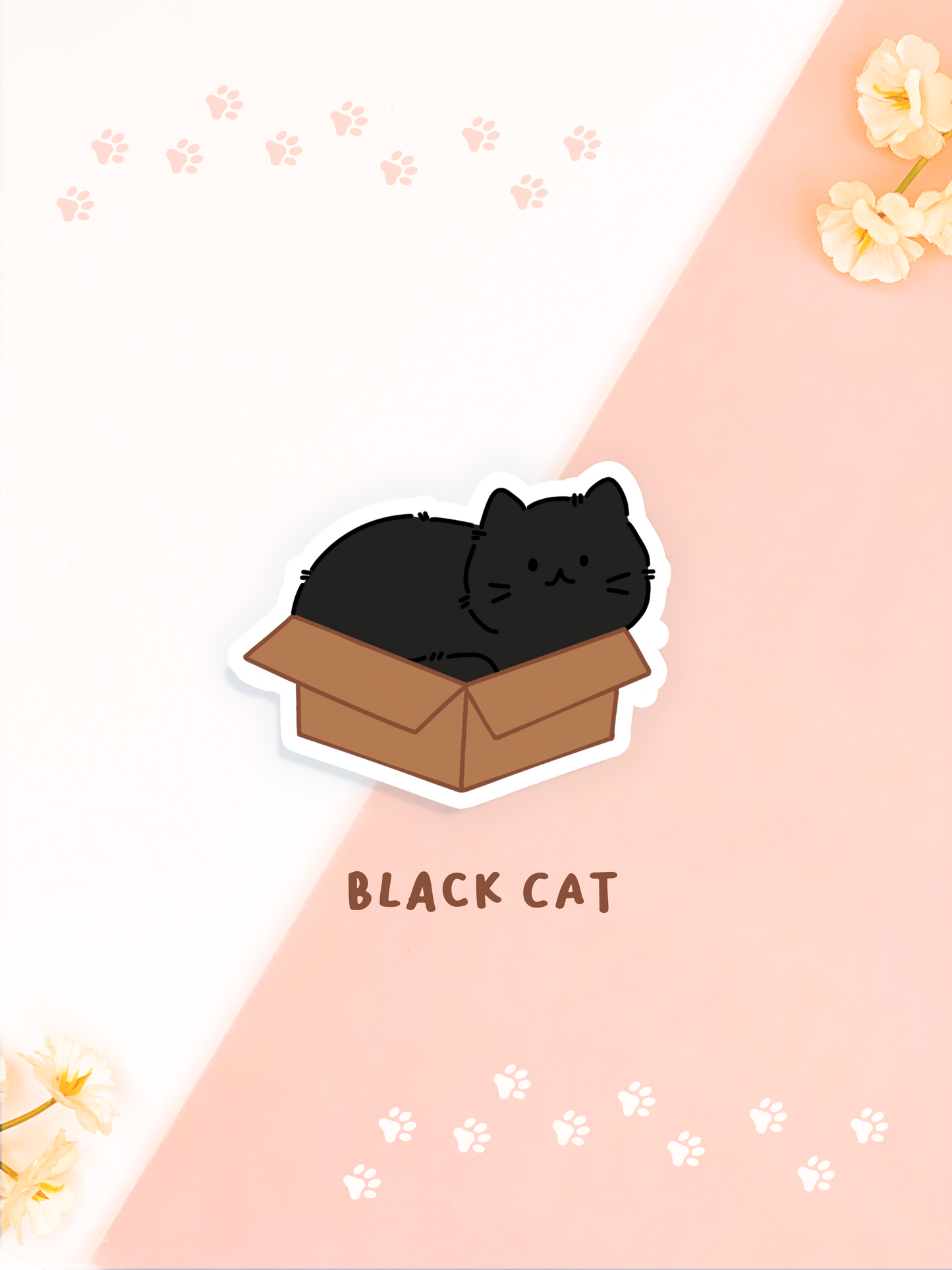 Cat in Boxes Stickers