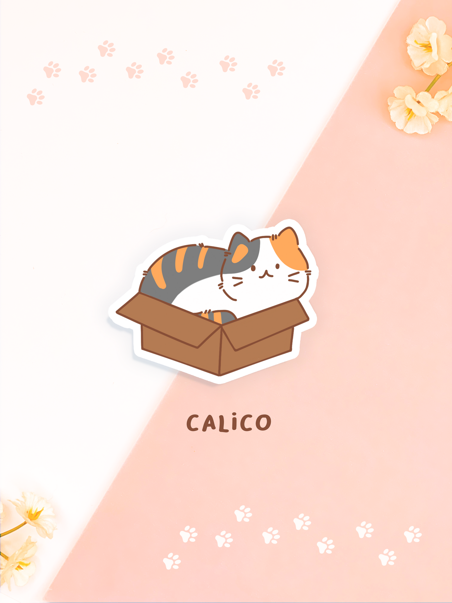 Cat in Boxes Stickers