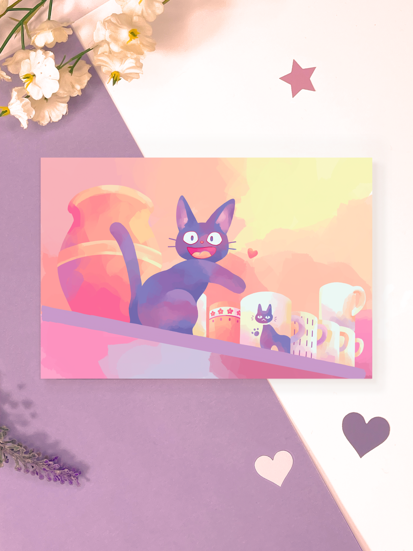 Jiji's New Mug Print