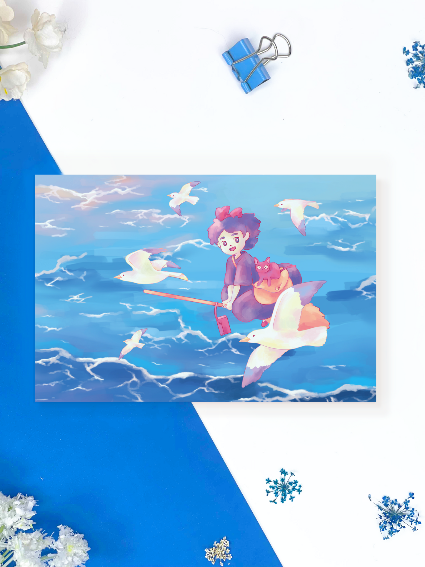 Kiki and Jiji's Adventures Print