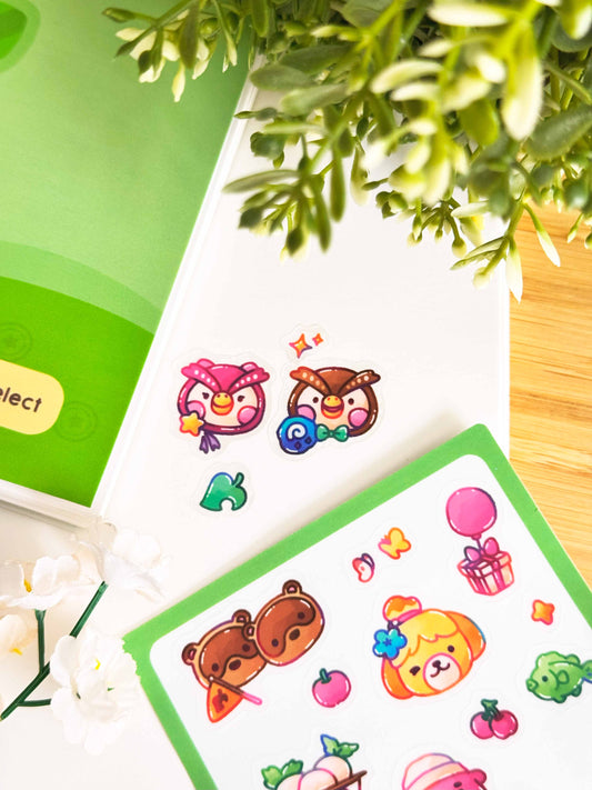 Animal Crossing Sticker Sheet