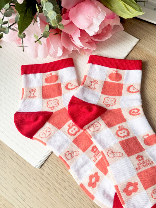 Apple Muncher Low Cut Socks
