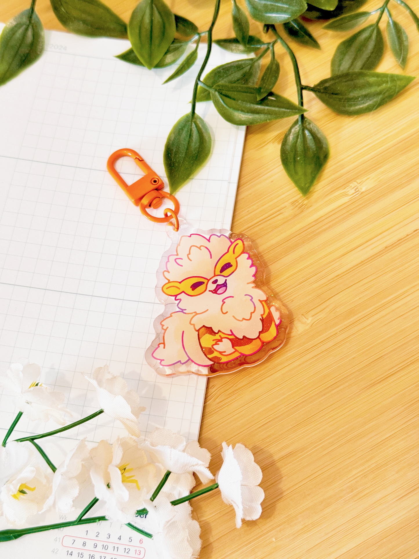 Arcanine Keychain