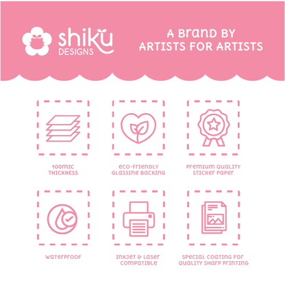 Printable Premium Gloss Vinyl Sticker Paper