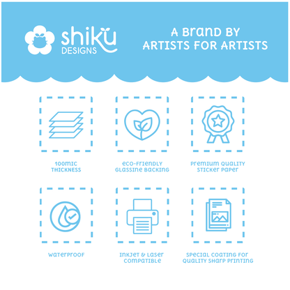 Printable Premium Matte Vinyl Sticker Paper