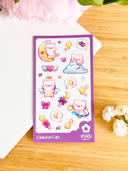 Celestial Cats Sticker Sheet