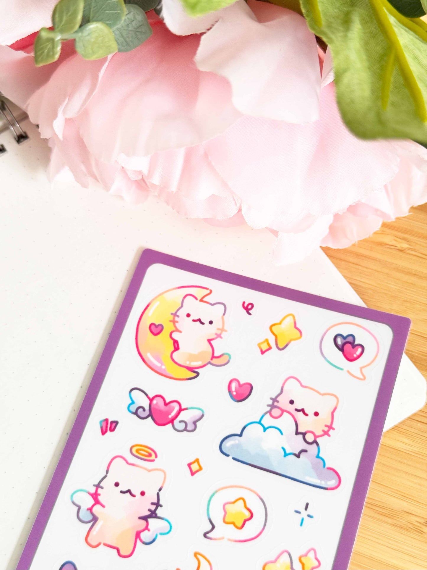 Celestial Cats Sticker Sheet