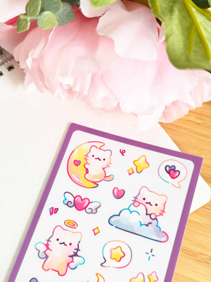 Celestial Cats Sticker Sheet