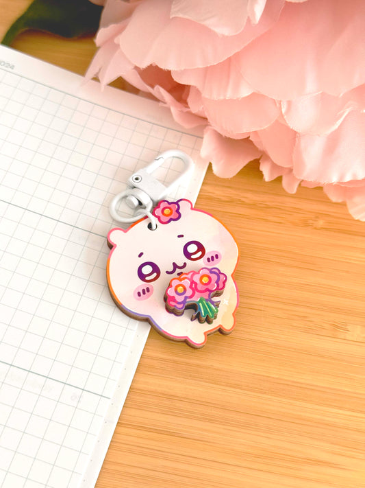 Chiikawa Wooden Keychain