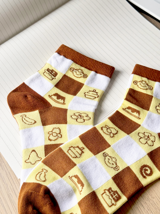 Monkey Go Bananas Low Cut Socks