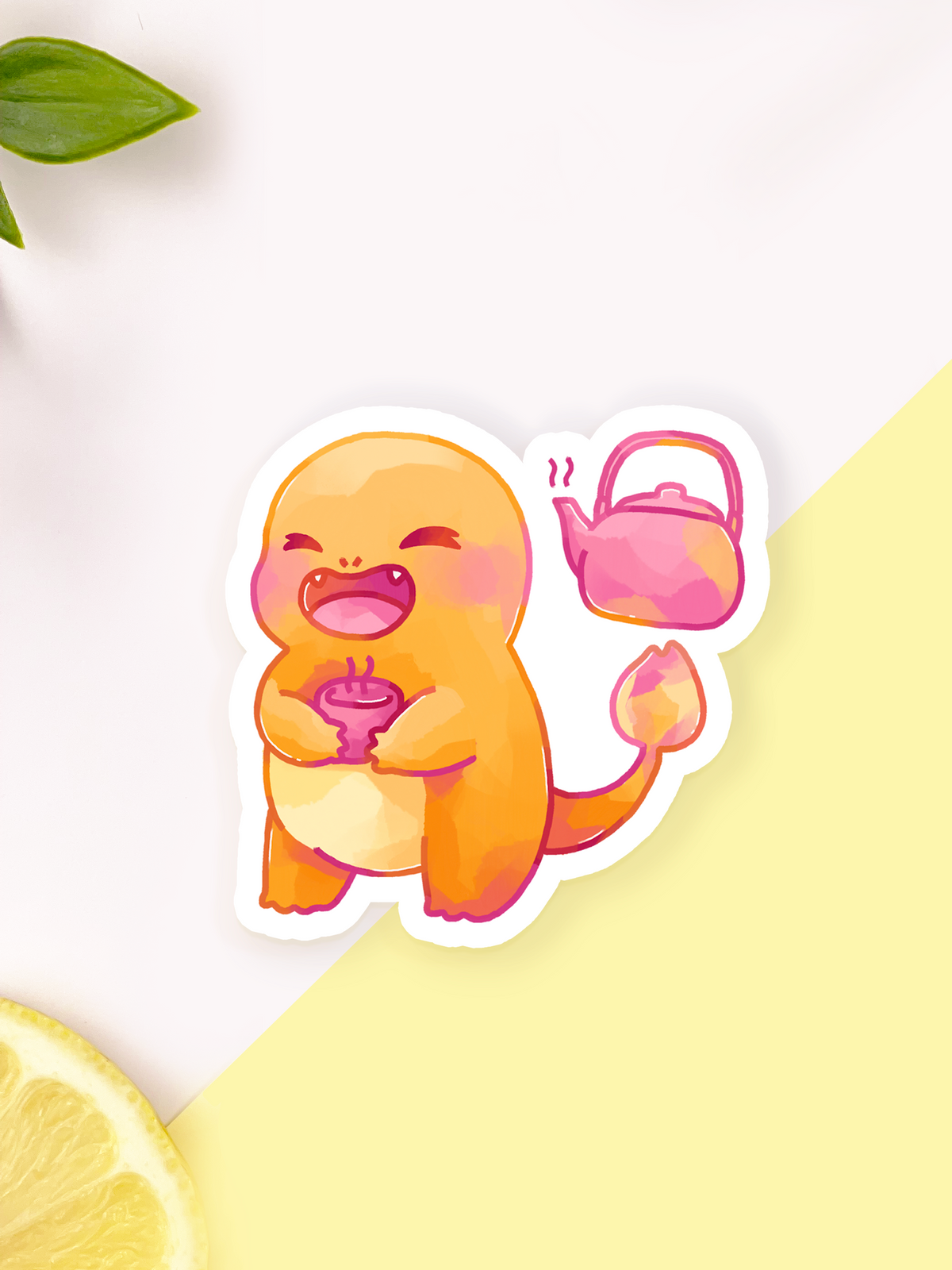 Charmander Lettering Charmander Stickers – Shiku Designs